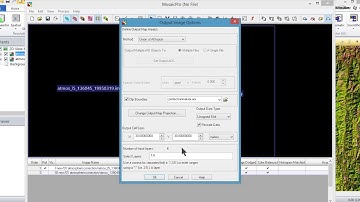 Color correction, Subset and Mosaiking of a Image