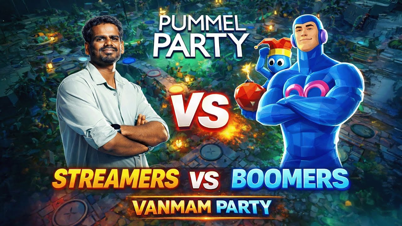 PUMMEL PARTY GAMEPLAY [ STREAMER's vs BOOMER's ]  #44