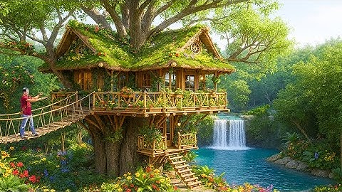 100 Days Building a Secret Tree House Inside a Giant Tree | From Start To Finish