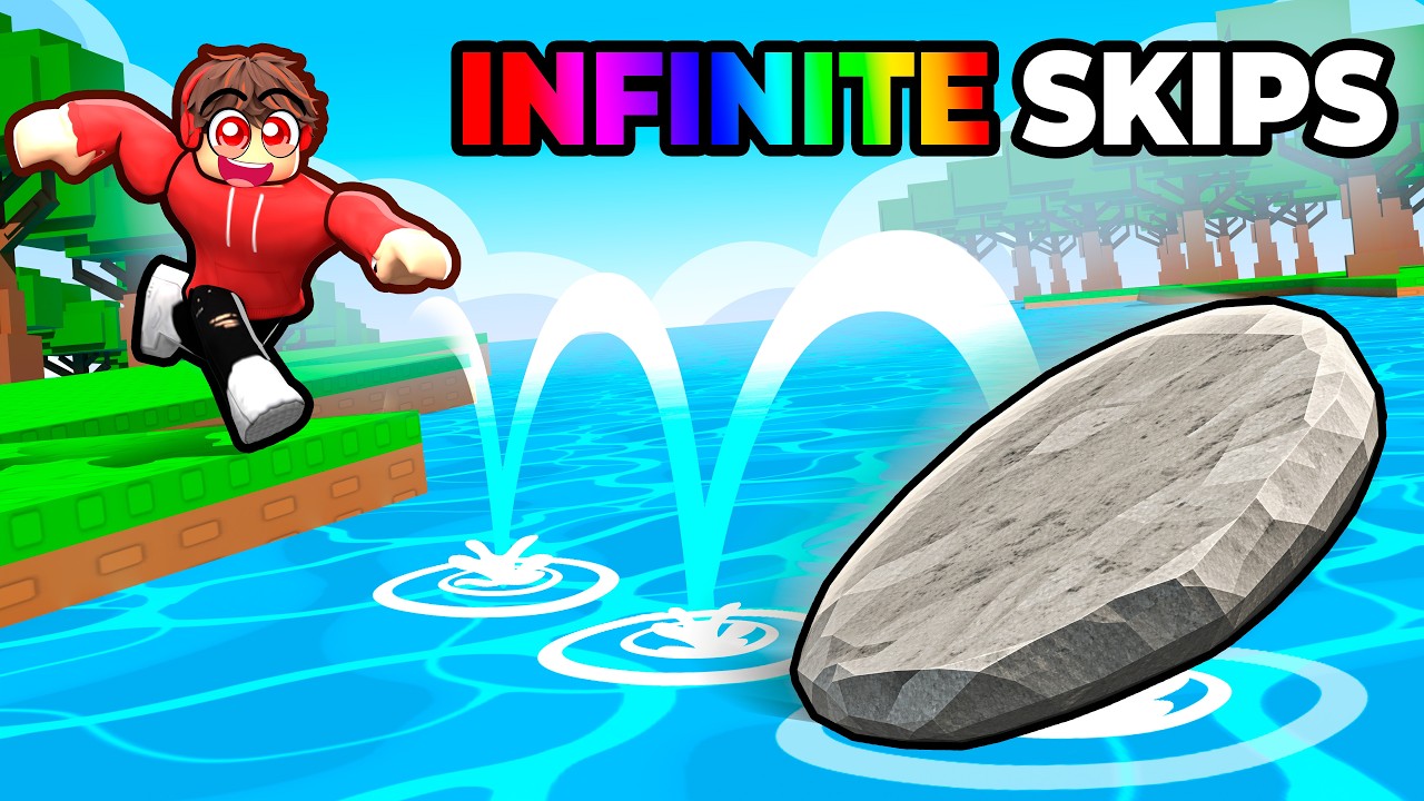NOOB to PRO in Rock Skipping (Roblox)