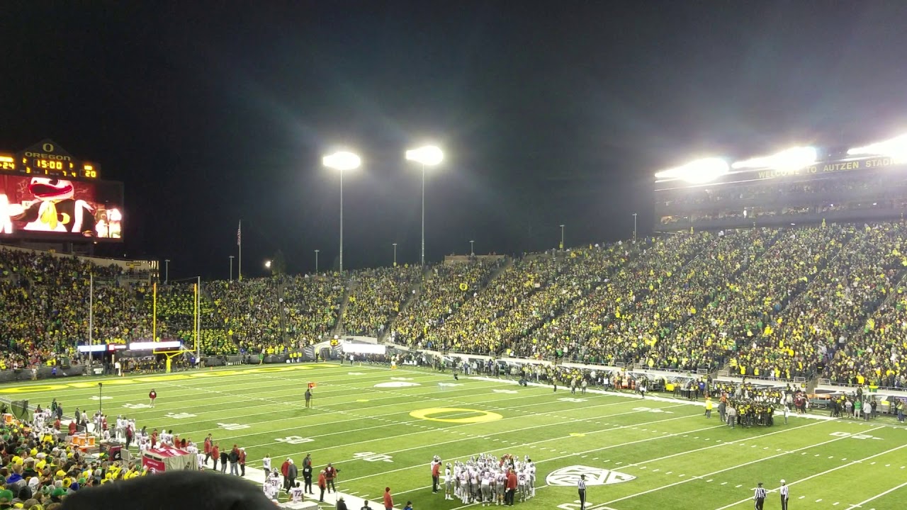 Oregon vs Washington State 10/26/2019 Shout YouTube