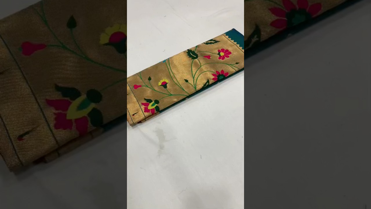 Premium Soft Half Half Brocade Paithani Saree
