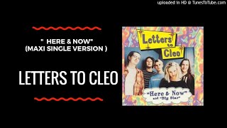 Letter to Cleo - Here Now (Maxi Single)