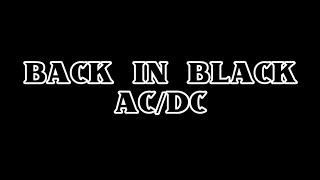 Back In Black - AC/DC Lyrics