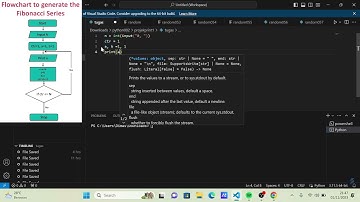Tutorial  membuat bilangan Algoritma dengan menggunakan Bahasa Python dari rumus Flowchart