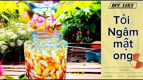Cách làm tỏi ngâm mật ong,món quà cho sức khỏe. @monque