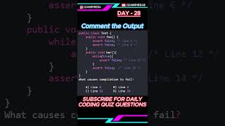 DAY - 28 Tell me the output of this code | Java Quiz Question | Daily Quiz Challenge | Ampire #java