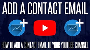 How to Add a Contact/Business Email to Your YouTube Channel (LATEST METHOD)