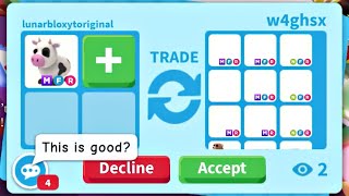 OMG! 9 HUGE OFFERS FOR MY MEGA COW! (LATEST OFFERS MAY 2024) ADOPT ME TRADING#adoptmetrades #viral