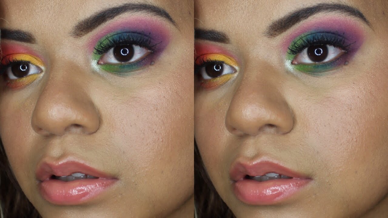 Pride Inspired Makeup Look | Lisaslayss