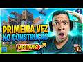MINHA PRIMEIRA VEZ NO MODO CONSTRUÇÃO DO FORTNITE (BATTLE ROYALE)