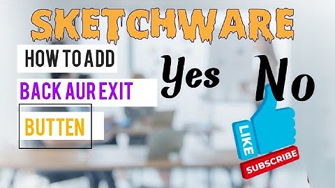 How to add Back OR Exit Butten From Sketchware Projects