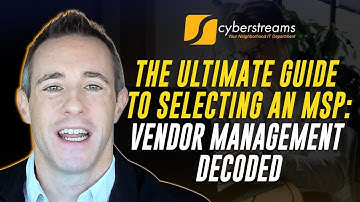 System Update #282:  The Ultimate Guide to Selecting an MSP: Vendor Management Decoded