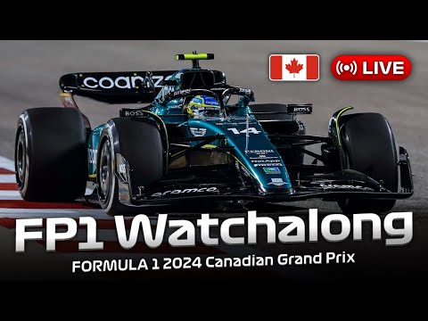 LIVE FORMULA 1 Canadian Grand Prix 2024  FP1 Watchalong  Live Timing