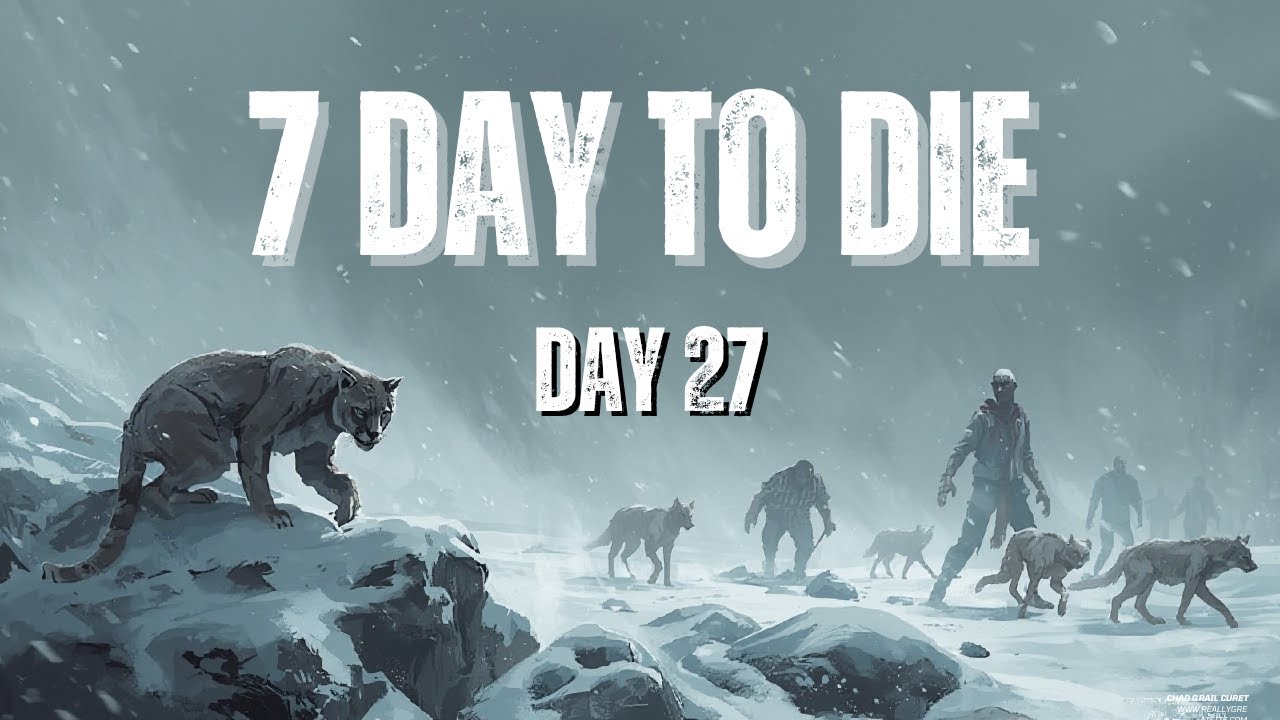 We Finally Get Snow Gear… and Still Freeze  Day 27  7 Days to Die 2 5