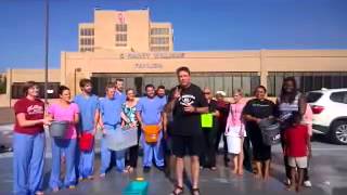 Dr. Gordon and the Neurology Department accept the ALS Ice Bucket Challenge