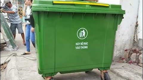 Thùng Rác Nhựa 660 Lít HDPE  0909981348