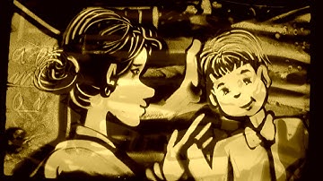 tranh cat cau chuyen co giao