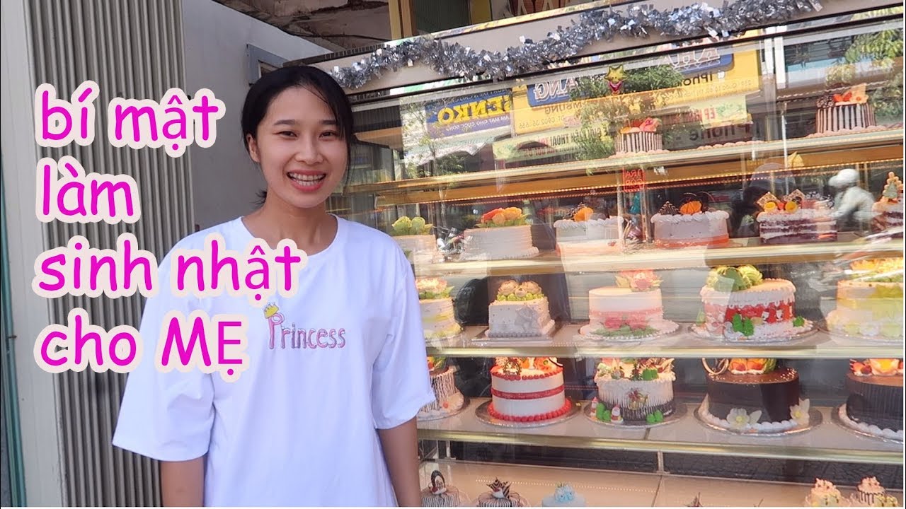 bánh kem ngon rẻ New Bí Mật Mua Bánh Kem ,Làm Mì Trường Thọ Chúc Mừng Sinh Nhật Mẹ - @Em Gái Quê - Bến Tre
