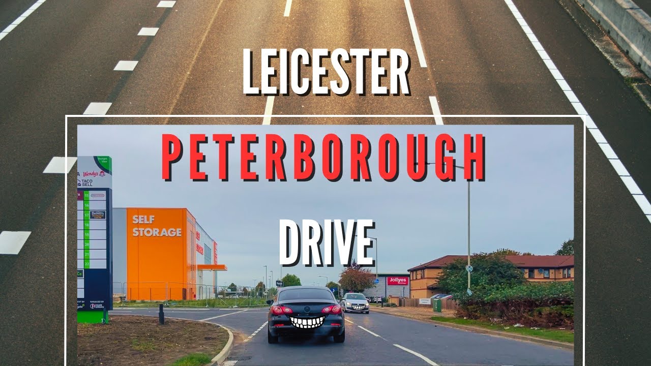 Leicester Peterborough England Drive Leicester Western BypassA47
