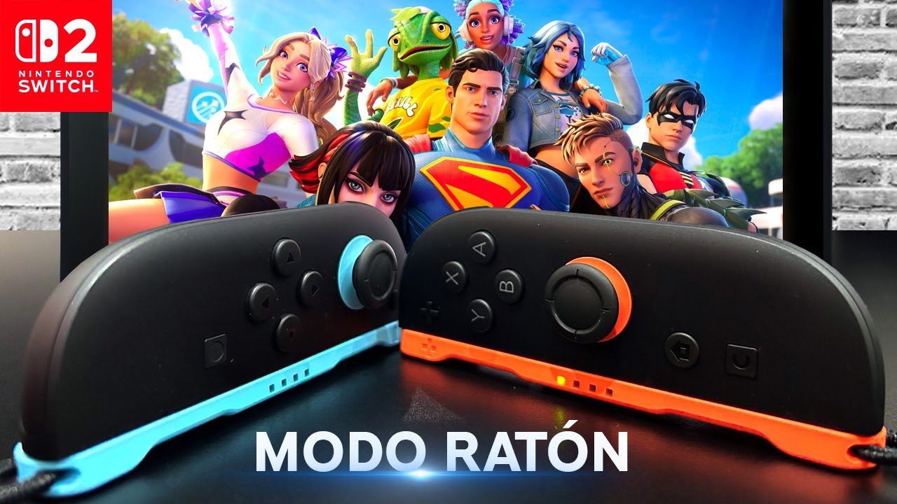 ASÍ ES FORTNITE MODO RATON en NINTENDO SWITCH 2 - YouTube