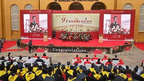 9TH CONVOCATION  I  4TH NOVEMBER TO 6TH NOVEMBER 2022  I MANIPAL UNIVERSITY JAIPUR
