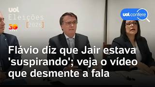 Flávio says Bolsonaro was 'sighing', but video shows Jair mocking breathlessness during the pandemic