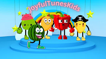 Fun Fruit Songs for Kids | toddler dance along videos| Apple, Mango, Watermelon, Chili Pepper Songs!