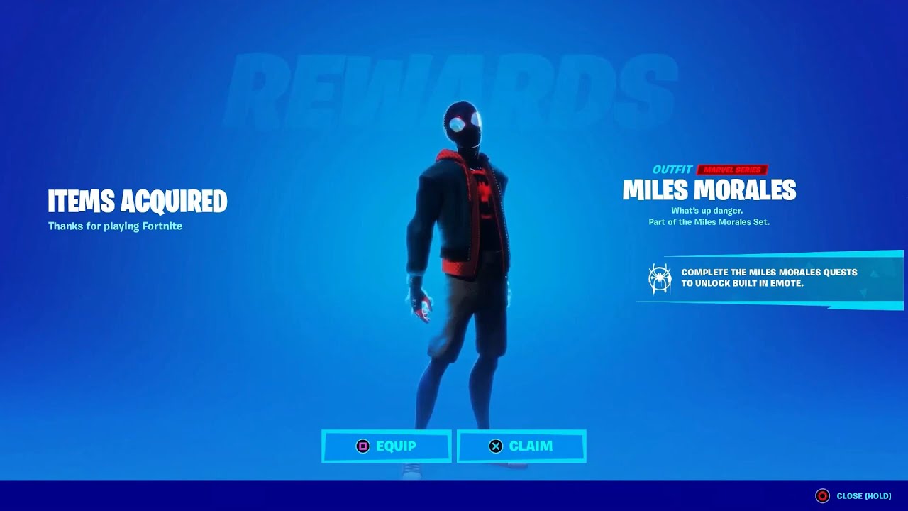 MILES MORALES HA LLEGADO A FORTNITE NUEVA SKIN DE MILES MORALES EN FORTNITE TEMPORADA 4 YouTube