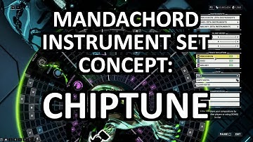 Warframe Mandachord Instrument Set Concept: Chiptune