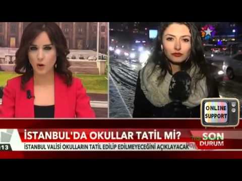 Nazlı Çelik'in canlı yayın kazası