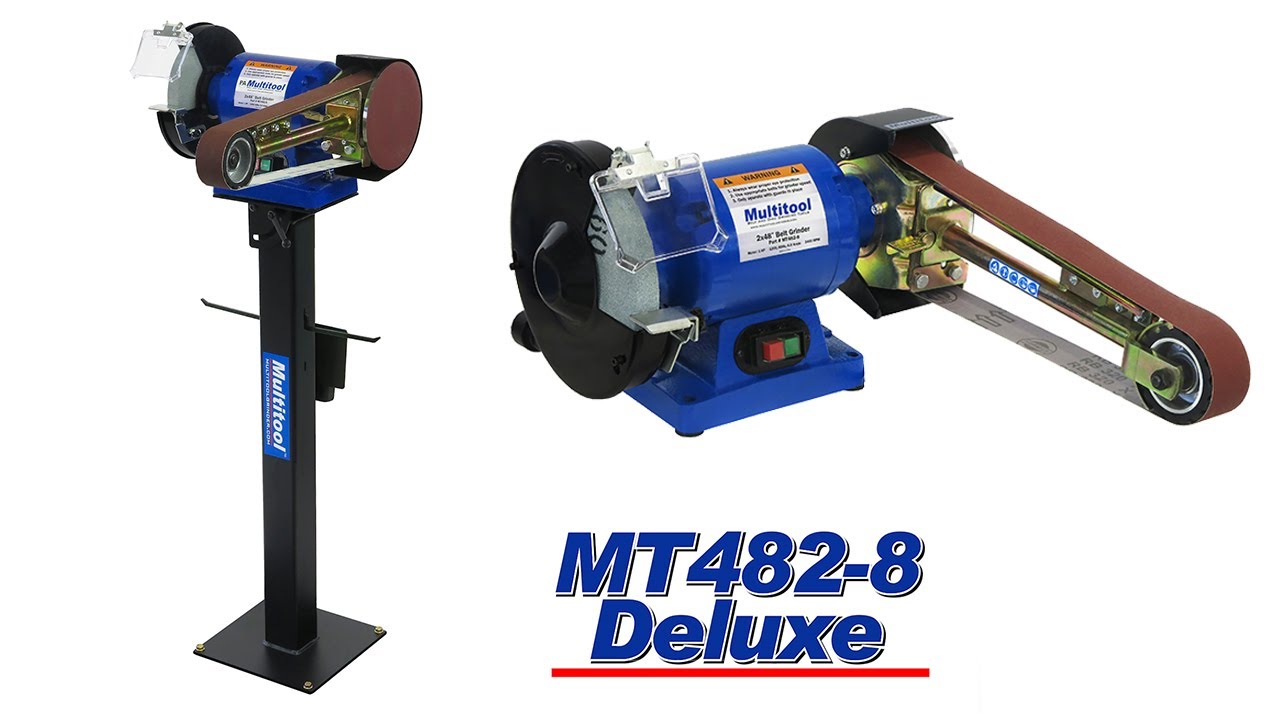 Multitool 1 hp 2x48 Belt Grinder Deluxe Kit - Sand, Deburr, Polish