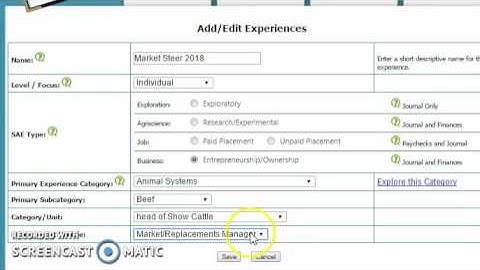 Setting Up an SAE Project in AET