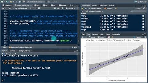 Paired Samples in R || Paired T-test & Wilcoxon Signed-Rank test in R || Tutorial 5 of 1