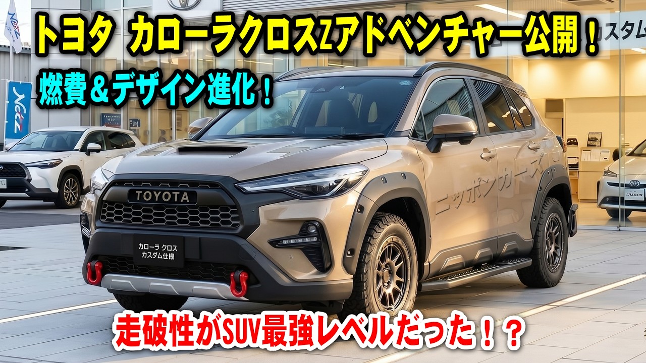 New Toyota Corolla Cross Z Adventure 2026 Model Revealed! Fuel