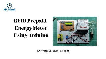 RFID Energy Meter using Arduino - Final Year Project Ideas
