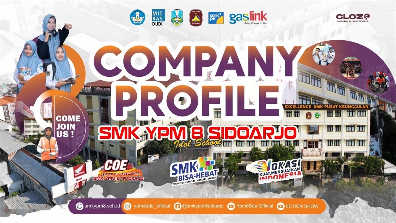 Video profil SMK YPM 8 Sidoarjo