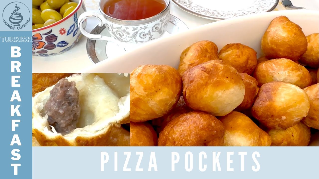 PIZZA POCKETS / KIYMALI P: Grandmas savoury doughnuts for a vibrant morning