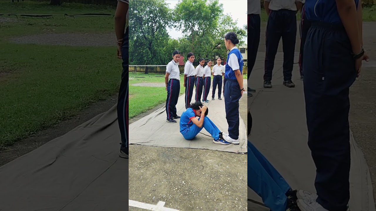 How to Sit Ups : Teaching NCC Cadets