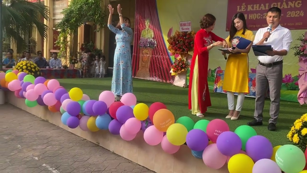 LỄ ĐÓN  HỌC SINH LỚP 1 - KHAI GIẢNG NĂM HỌ 2023 - 2024