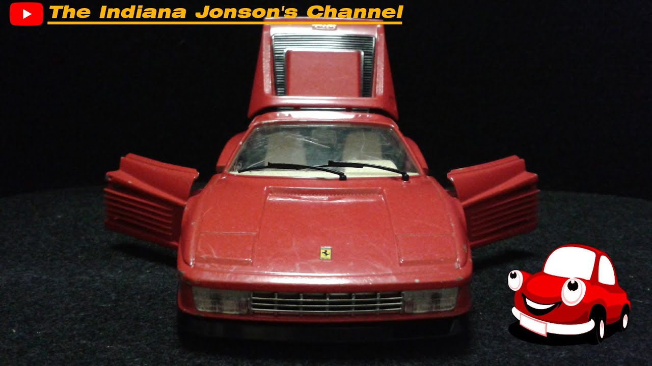 Ferrari Testarossa (1984) [Bburago made in Italy 1/24] - YouTube