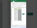 Excel Tricks ✨✨✨...|| #youtube #ytshorts #shorts #shortvideo #shorts