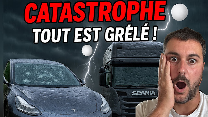 Orage de grêle APOCALYPTIQUE: Le Scania V8 est ravagé…  avant même sa première vidéo