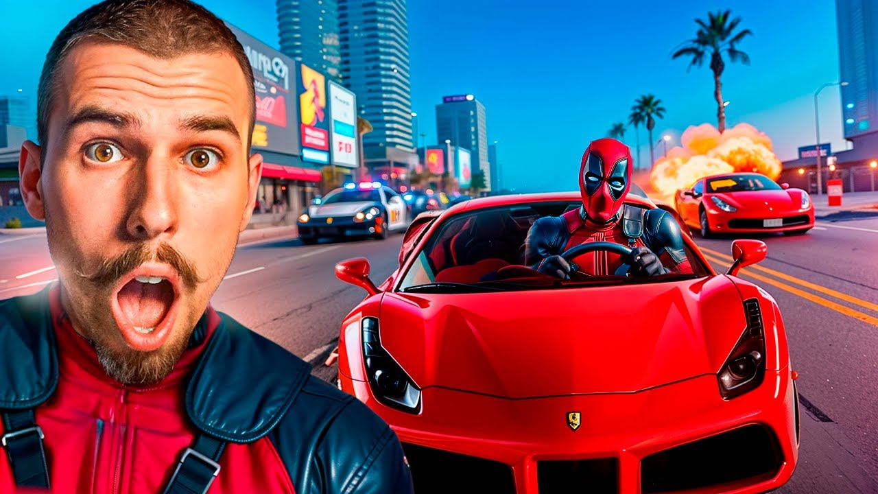ΚΛΕΒΩ ΚΑΙ ΠΟΥΛΑΩ FERRARI ΣΑΝ DEADPOOL ΣΤΟ GTA RP