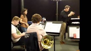 Speaking french - from Lucky Stiff - rehearsal