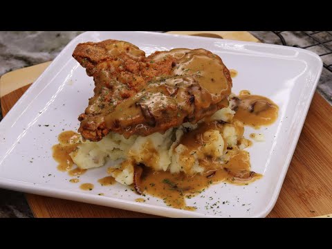 Crispy Fried Pork Chops With French Onion Gravy Recipe | How To Make Fried Pork Chops hqdefault