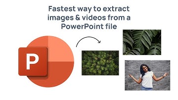 Fastest way to extract images & videos from a PowerPoint file