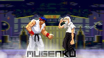 Ryu vs Ubu. Part 1. Street Fighter MUGEN