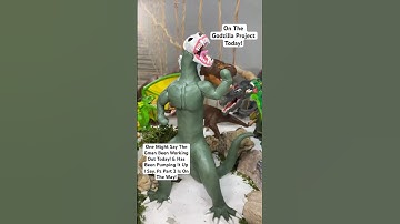 Godzilla Stop Motion Project Work Out - How To Make (1954) Gojira