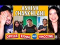 Ashish Chanchlani | Office Exam Aur Vaccine | Reaction with Jaby and Achara Kirk (most beautiful)